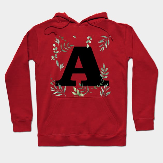 Letter A Hoodie by Polli